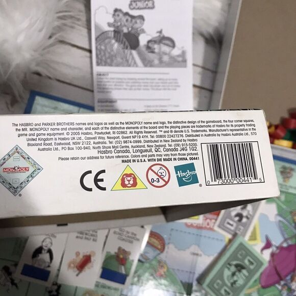 Monopoly Junior Amusement Park Edition 2005 Replacement Pawns & Board - Picture 5 of 7